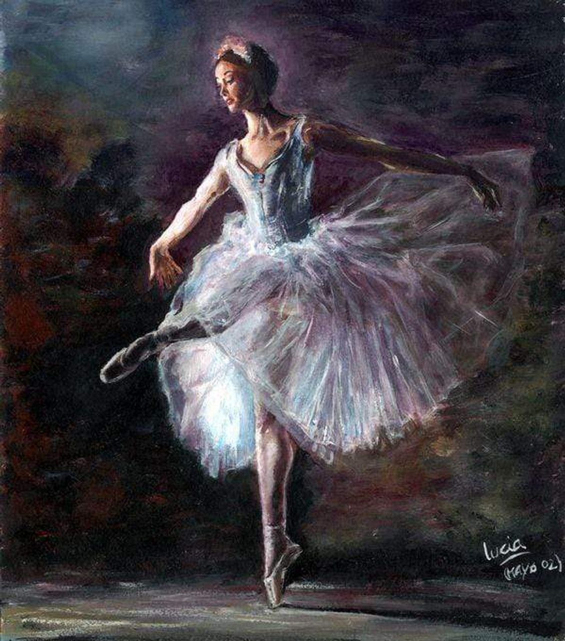 diamond painting ballerina