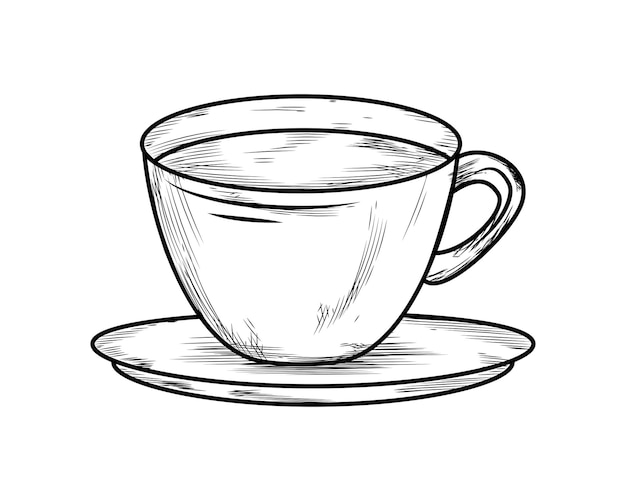 tea cup illustration