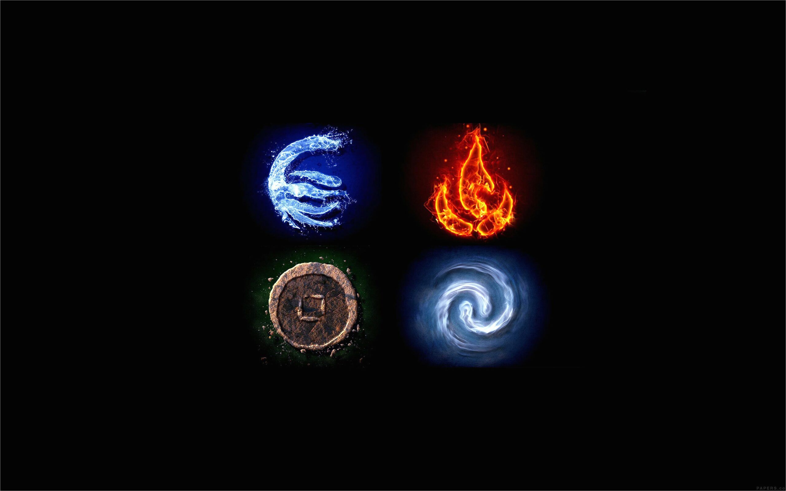 avatar the last airbender symbols wallpaper