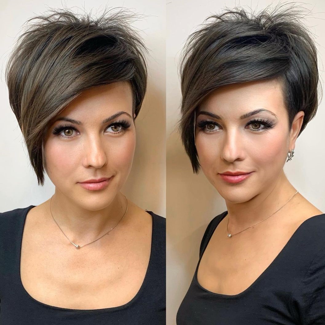 asymmetrical haircuts for short hair