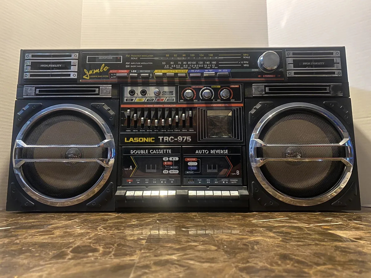 80s ghetto blaster