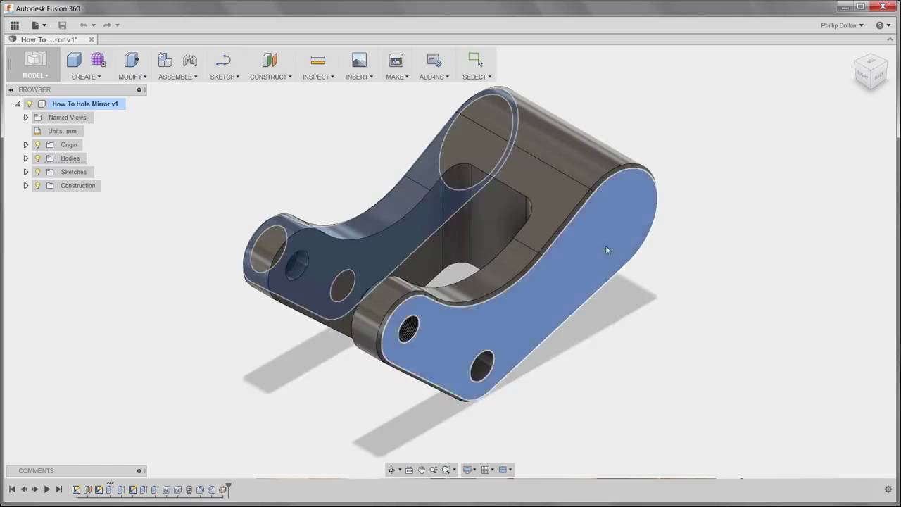 mirror fusion 360