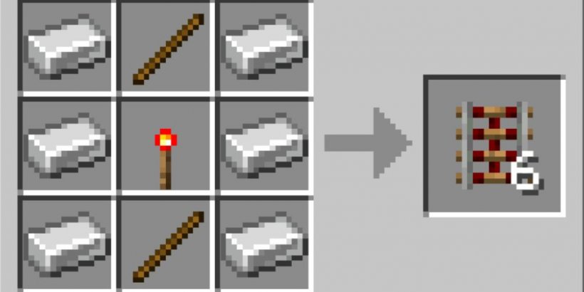 how to make rail in minecraft