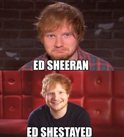 ed sheeran meme