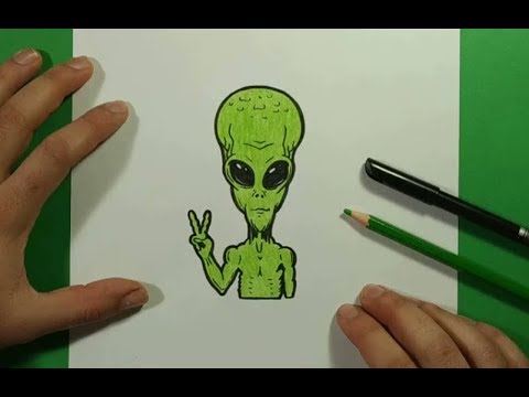 dibujos de aliens faciles