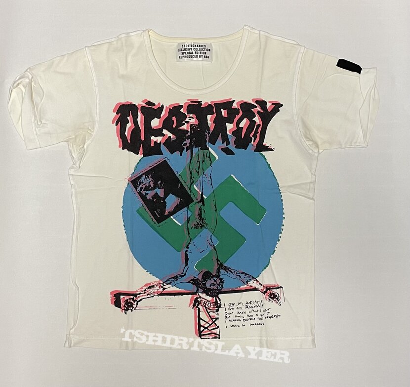 destroy sex pistols t shirt