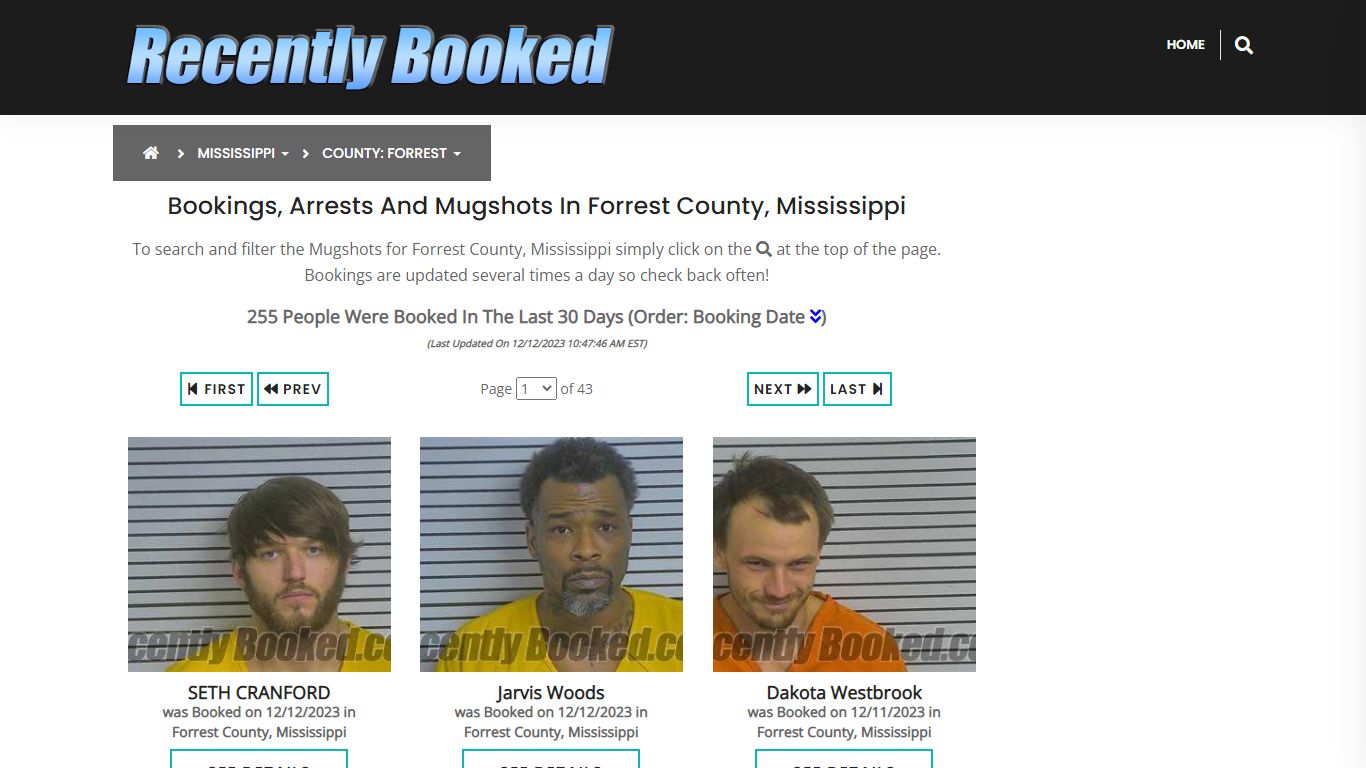 jail docket hattiesburg ms mugshots forrest county jail