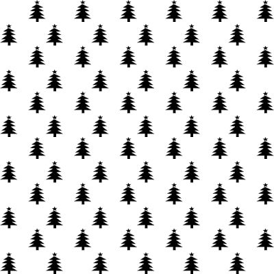 black and white christmas pattern