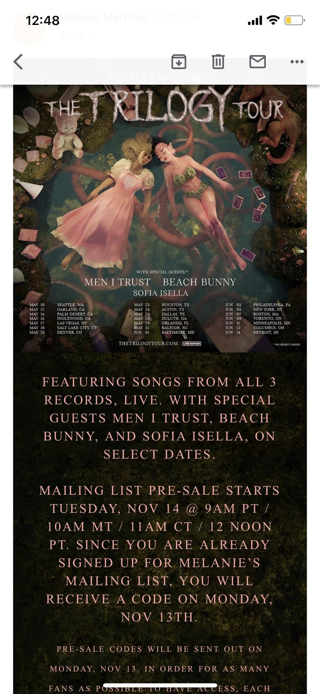 ticketmaster melanie martinez