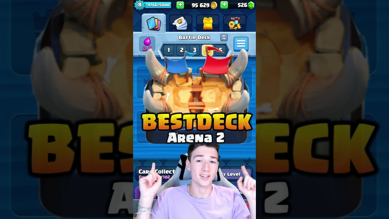 best decks in clash royale arena 2