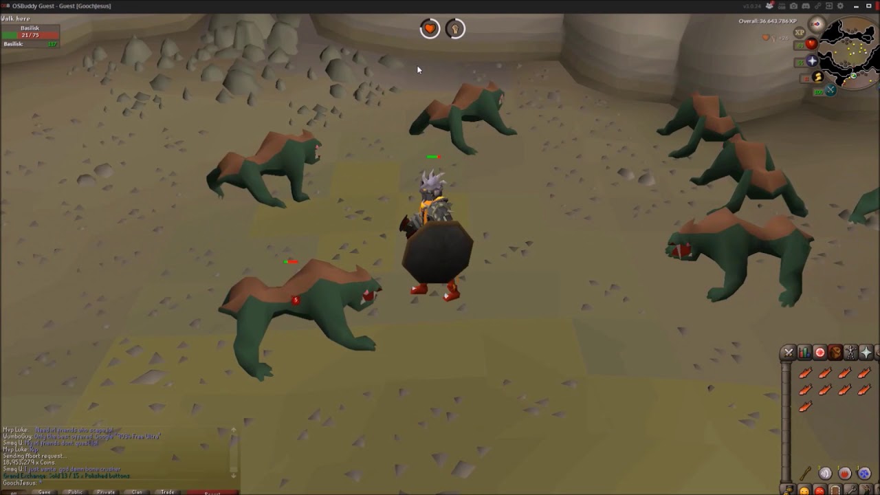 osrs basilisk slayer