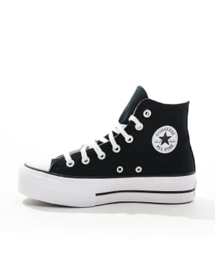 black high top converse size 5