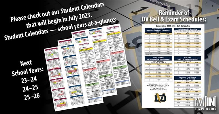 desert vista bell schedule