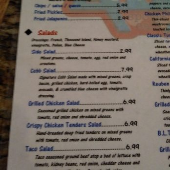 annex sports cafe menu