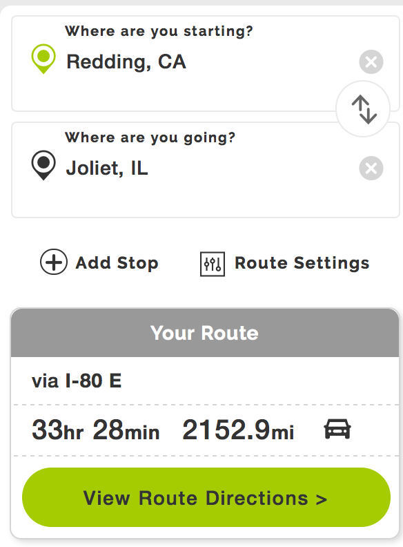 mapquest com route planner