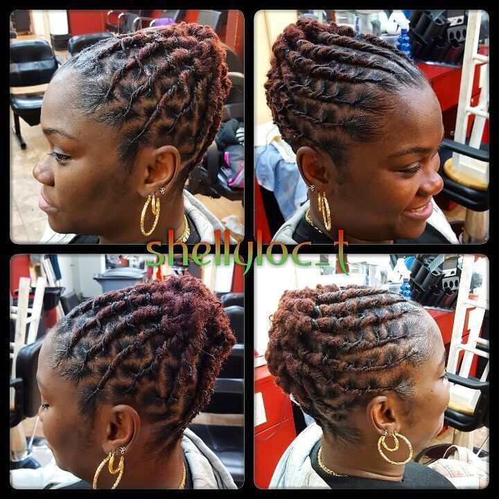 updo styles for short locs