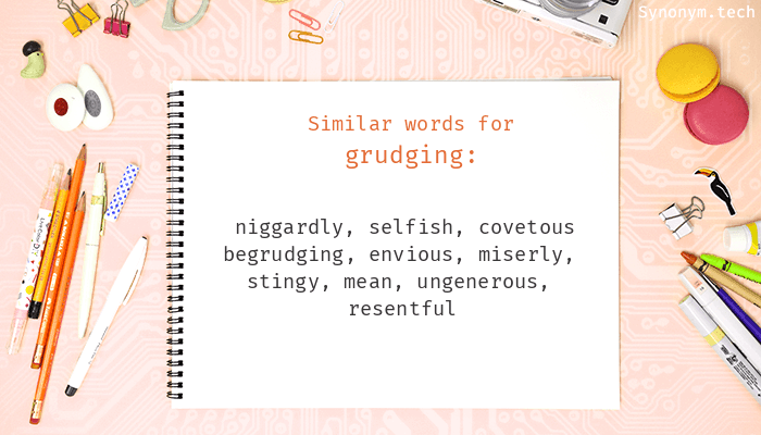 define grudging