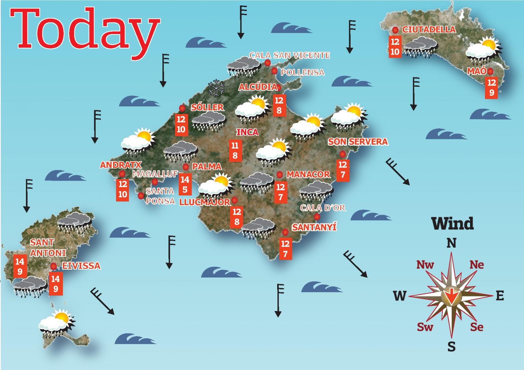 25 day weather forecast majorca