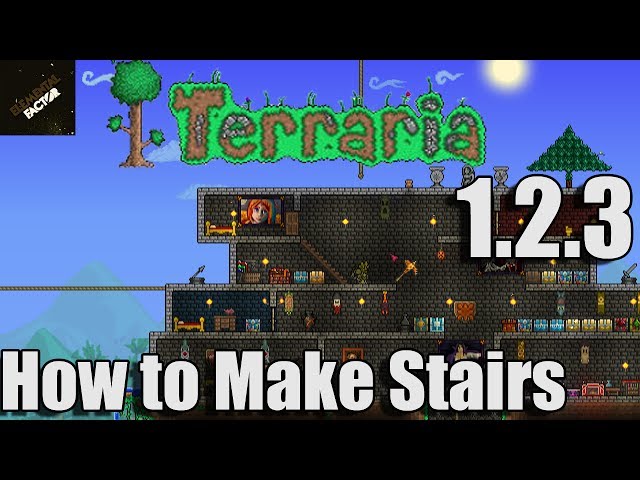 make stairs in terraria