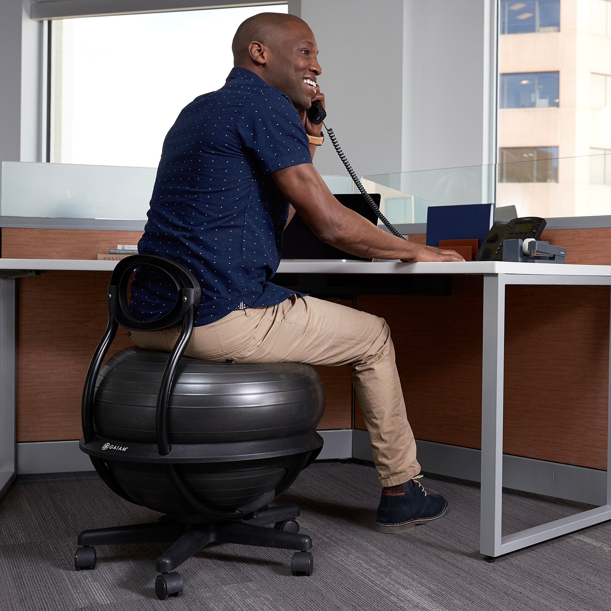 swiss ball office chair