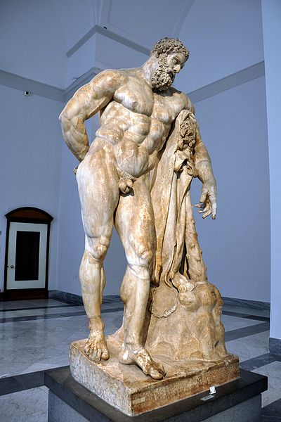 greek bodybuilding statue