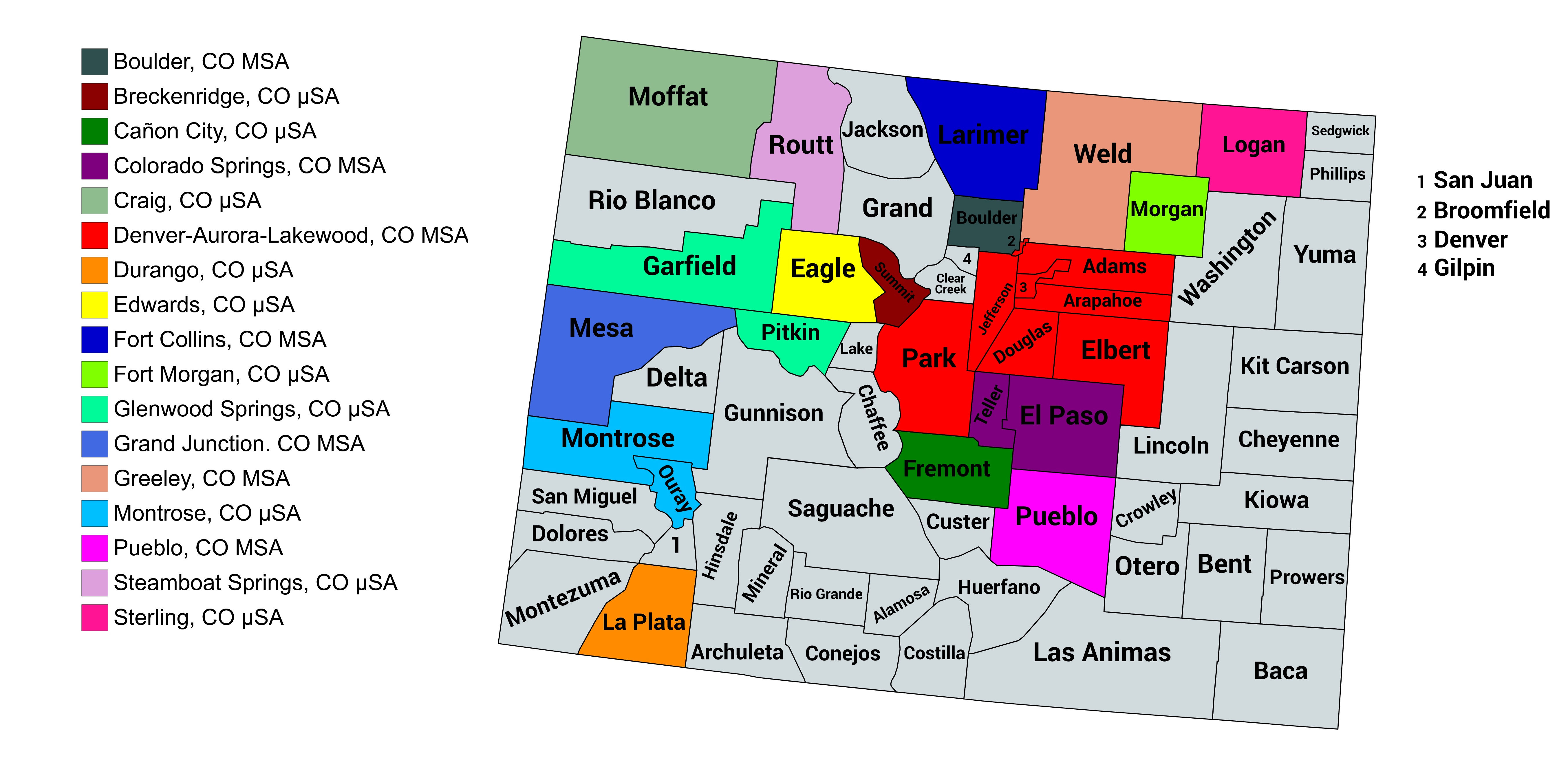 colorados time zone