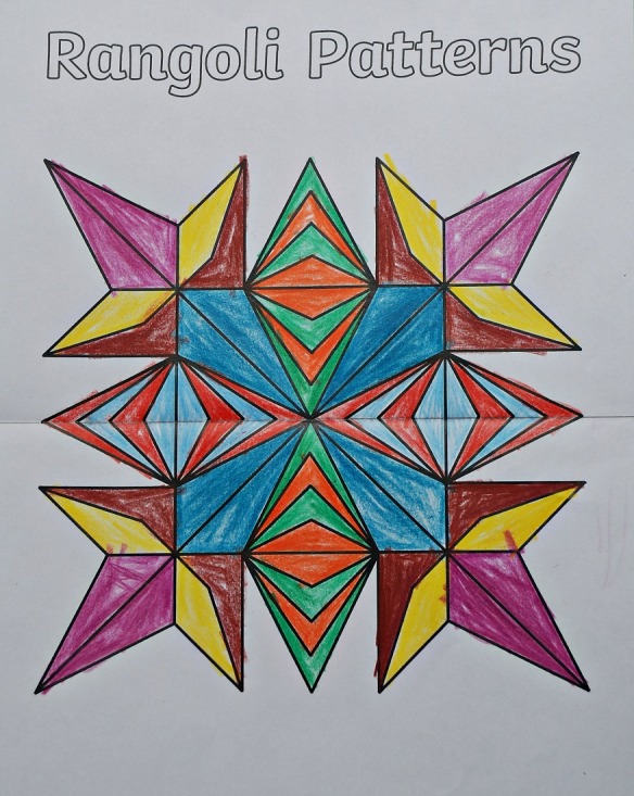 symmetry rangoli patterns