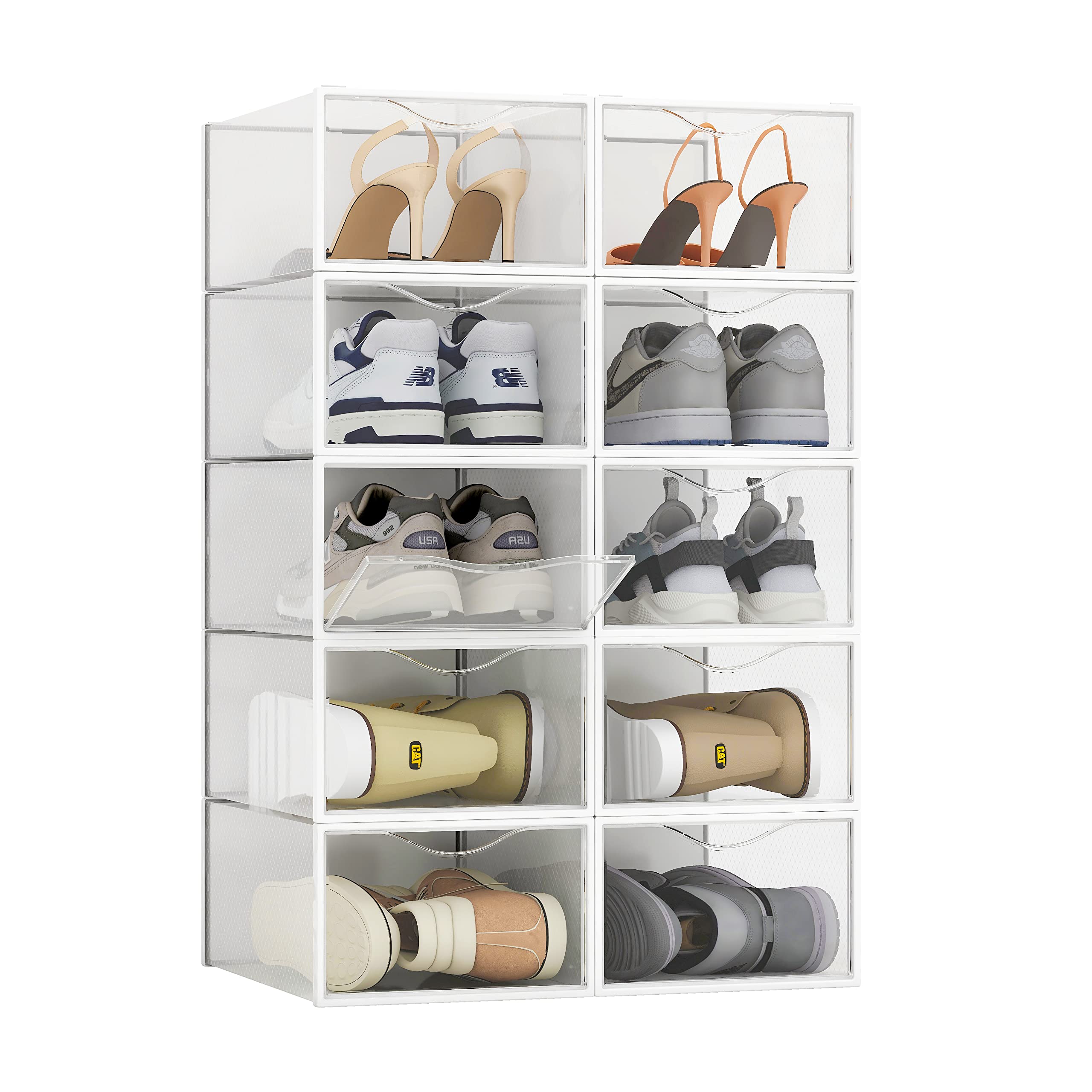 shoe storage stack