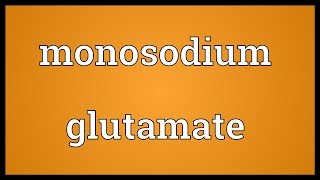 glutamate meaning in hindi