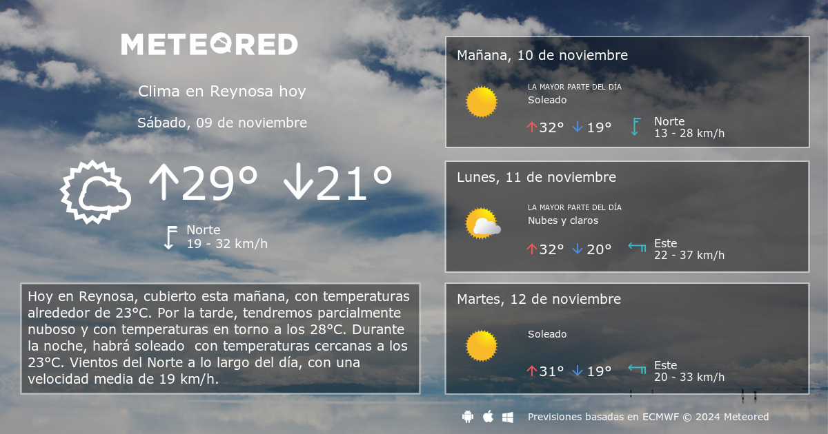 tiempo en reynosa