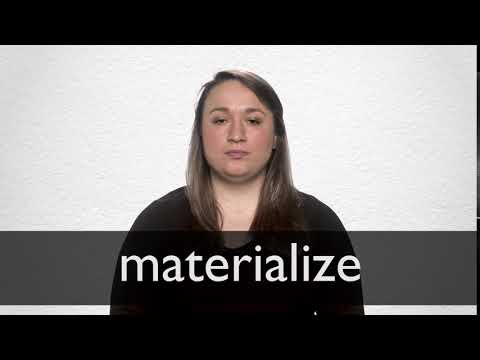 materialize synonym