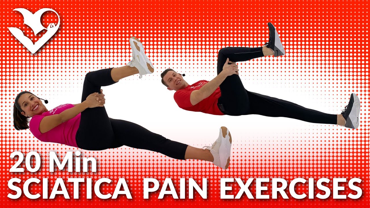 exercise for sciatica pain in buttock and leg youtube