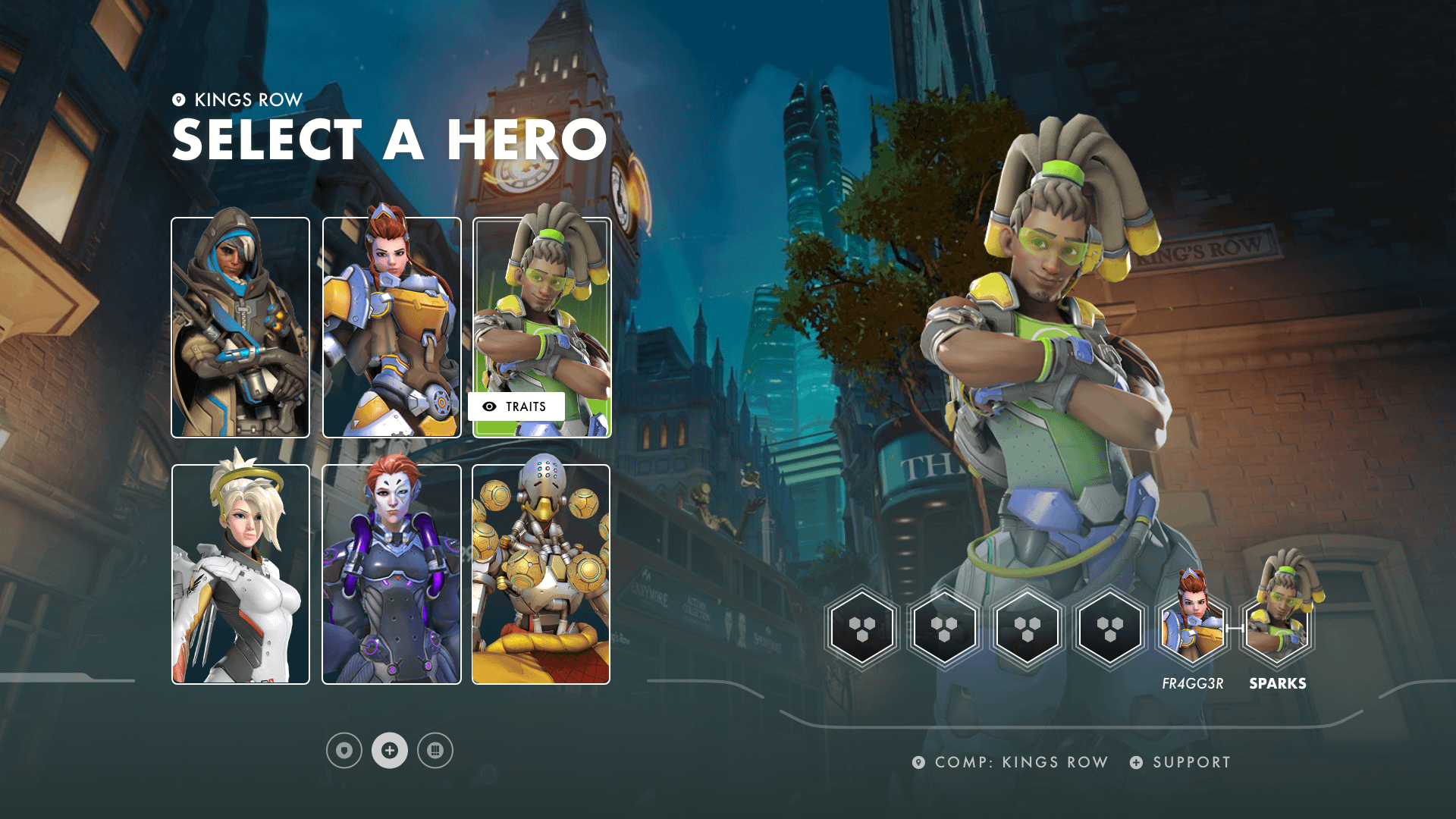 overwatch hero screen