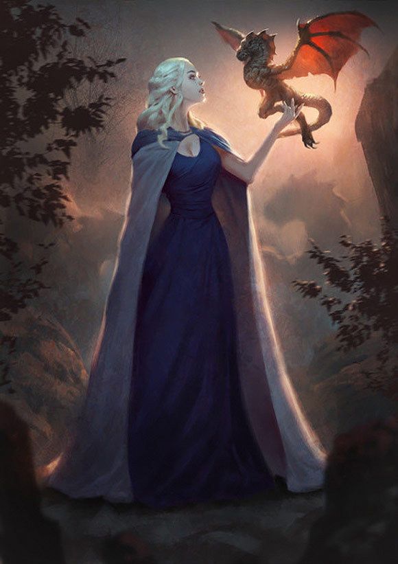 game of thrones fan art daenerys