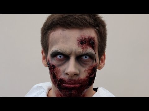 male zombie makeup