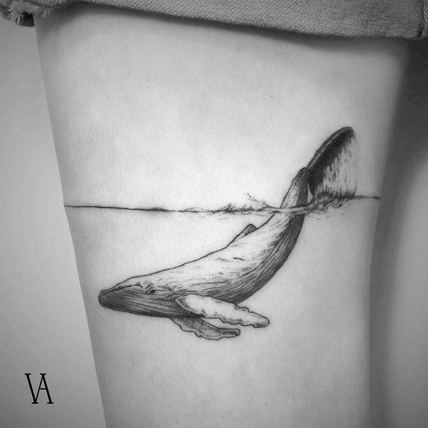 whale tattoo