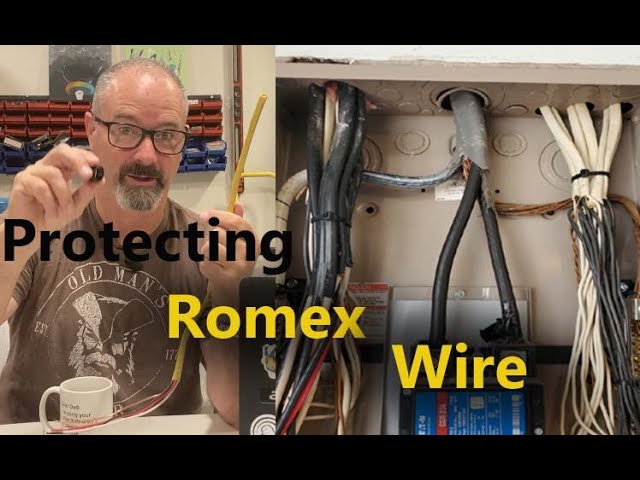 can you strip romex and run in conduit