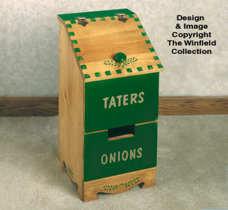 taters and onions bin