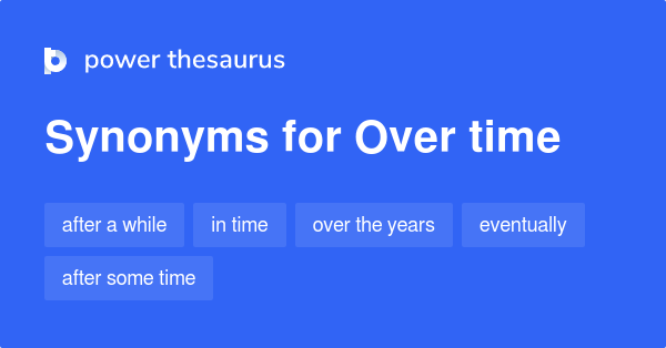 over time synonyms