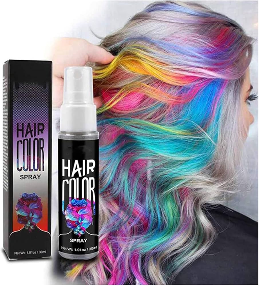 instant hair colour spray