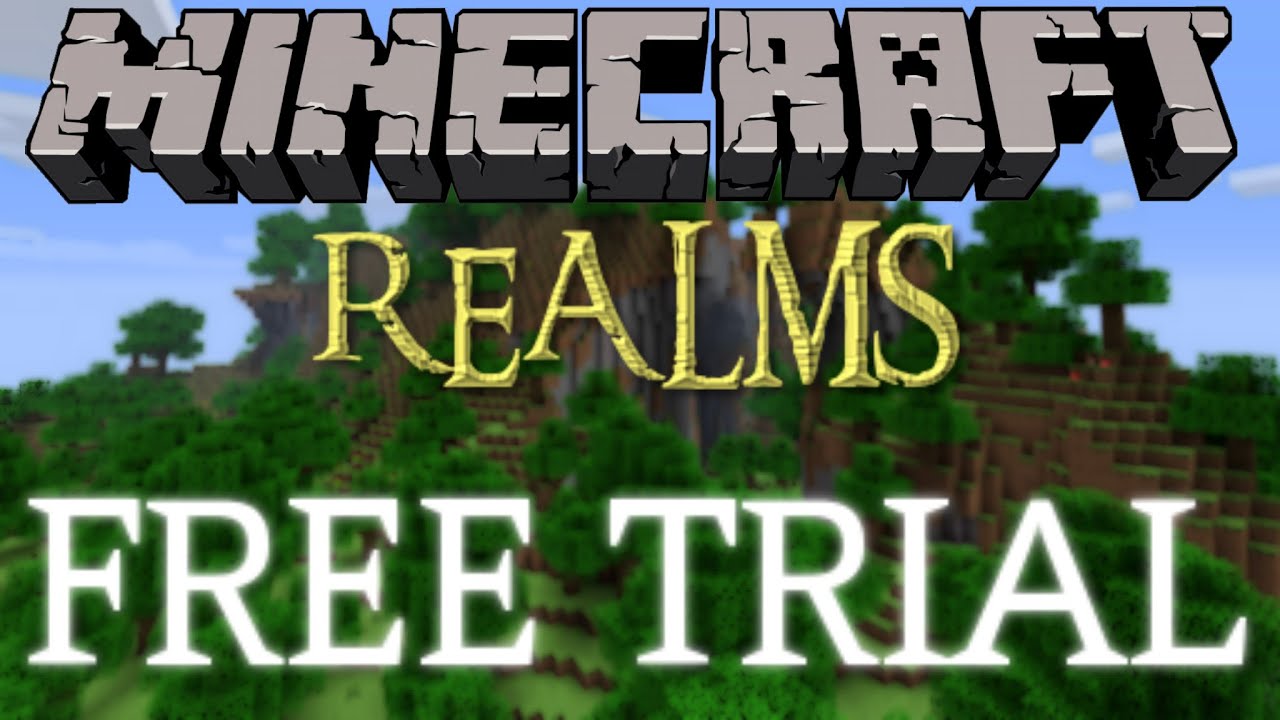 minecraft free trial realms