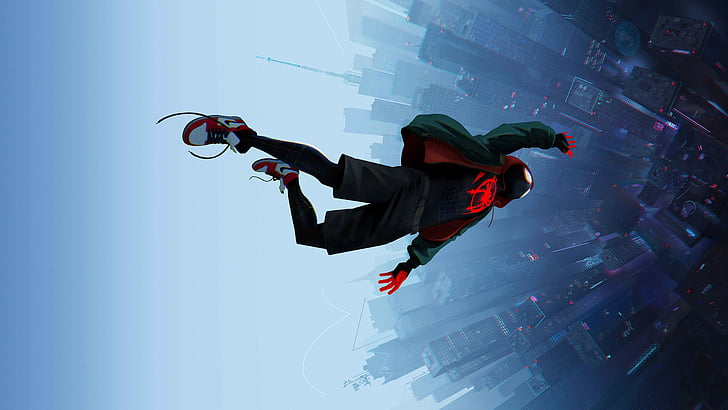 spiderman into the spiderverse wallpaper