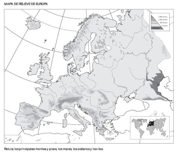 mapa ríos europa mudo para imprimir pdf