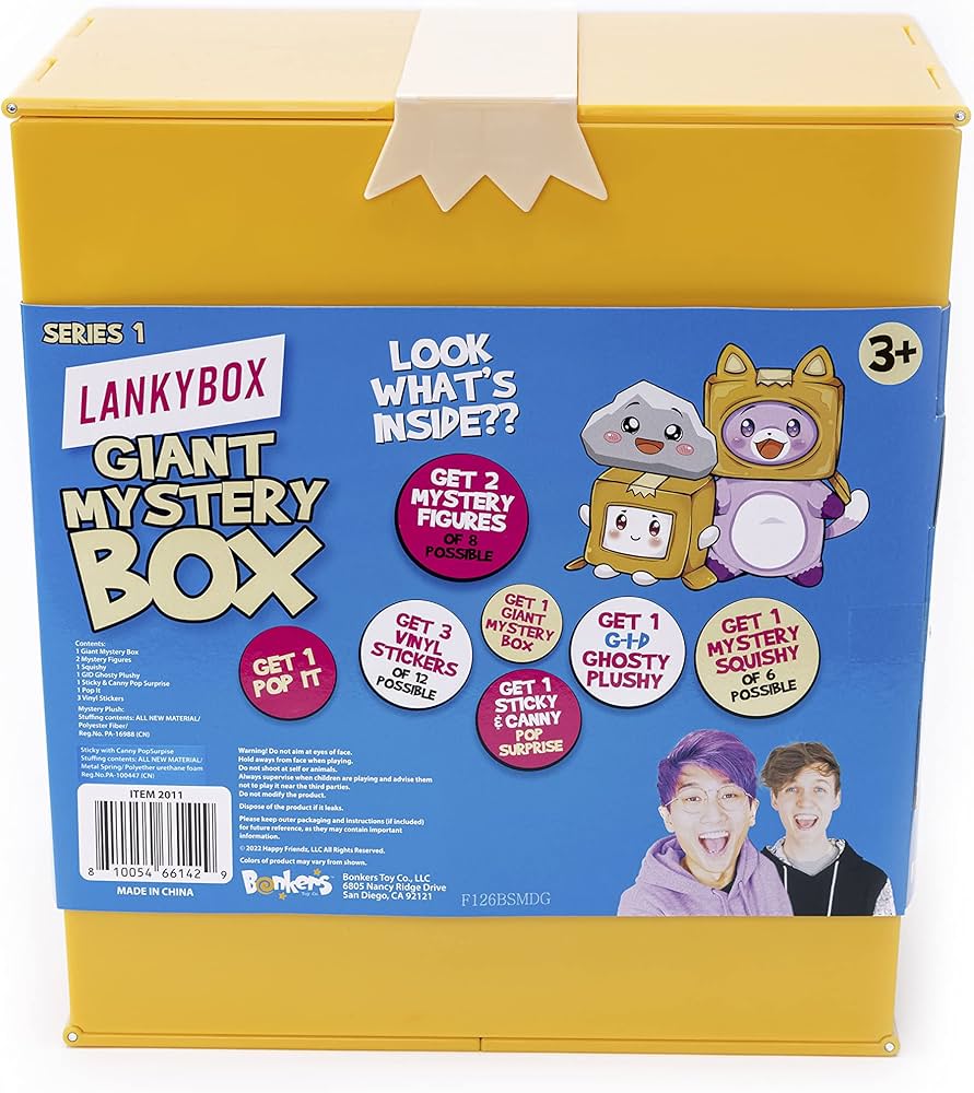 lankybox giant mystery box