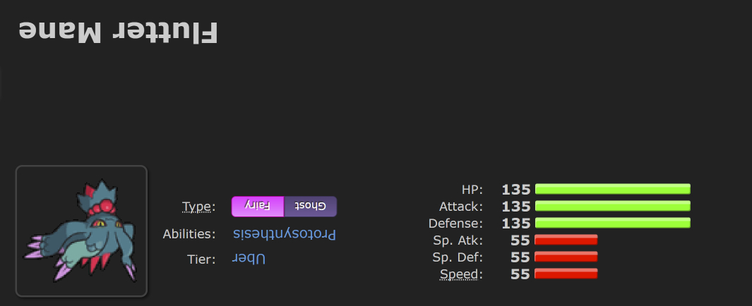 flutter mane base stats