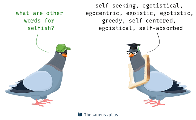 selfish synonyms