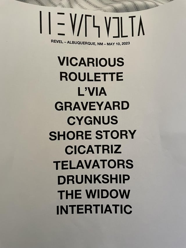 the mars volta setlist