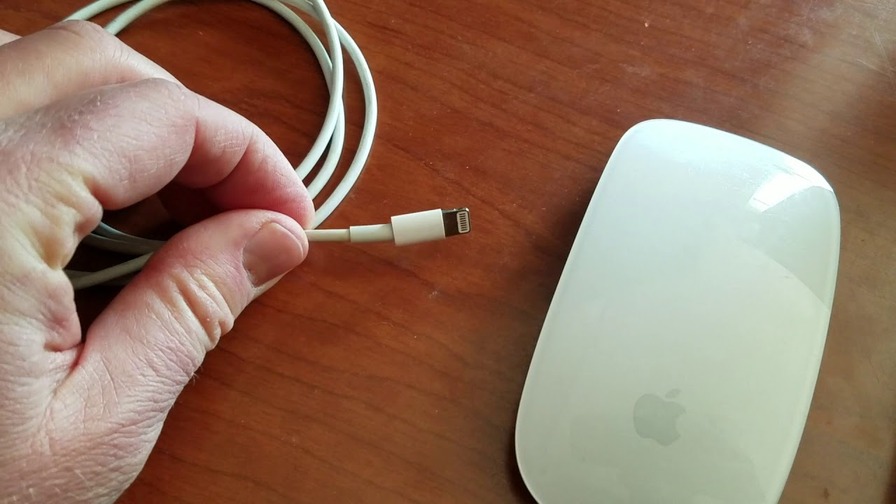 how to charge an apple mouse