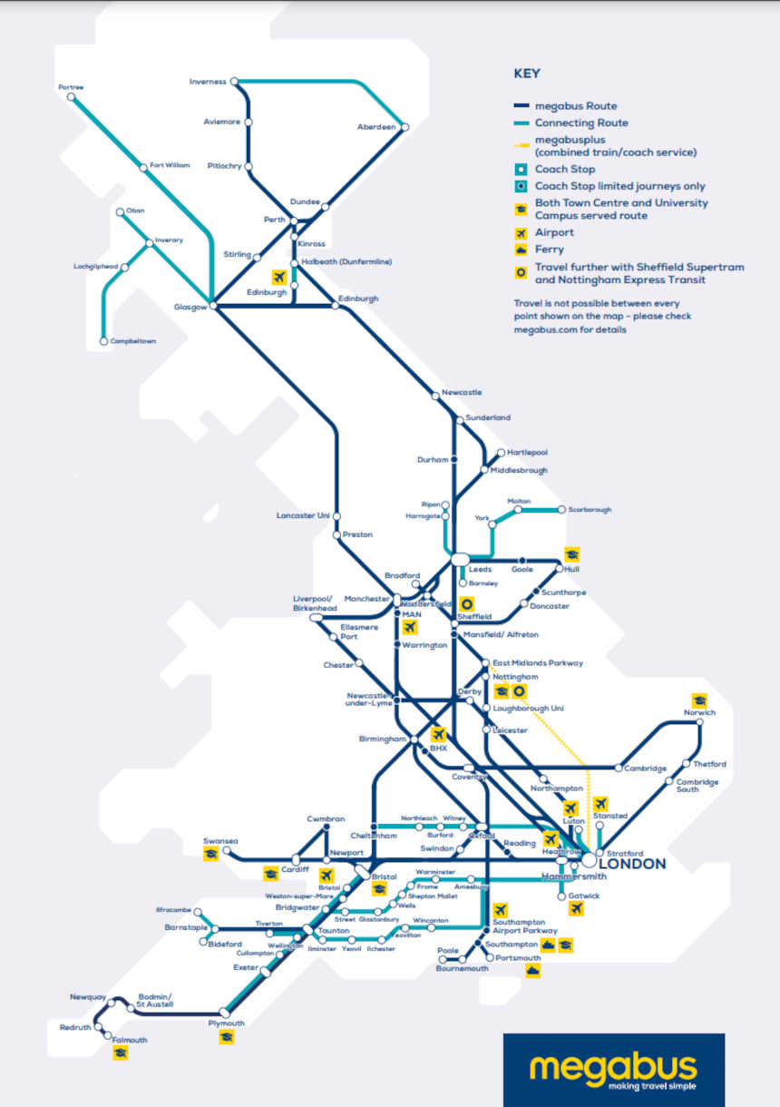 megabus leeds to manchester airport