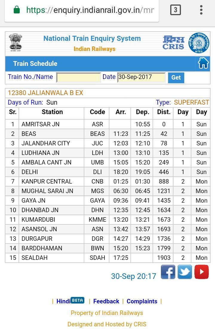 12380 train time table